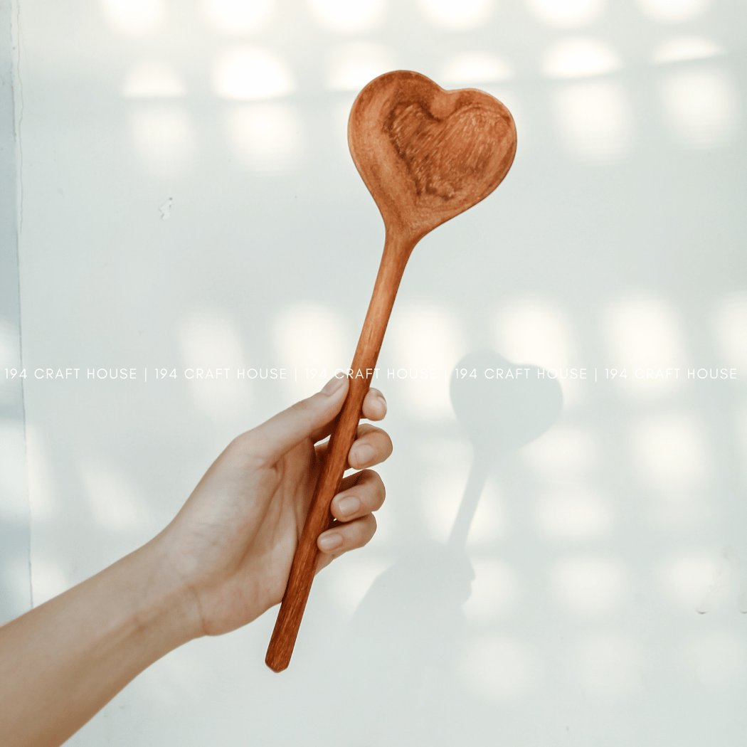 Spoon: Large Wooden Heart