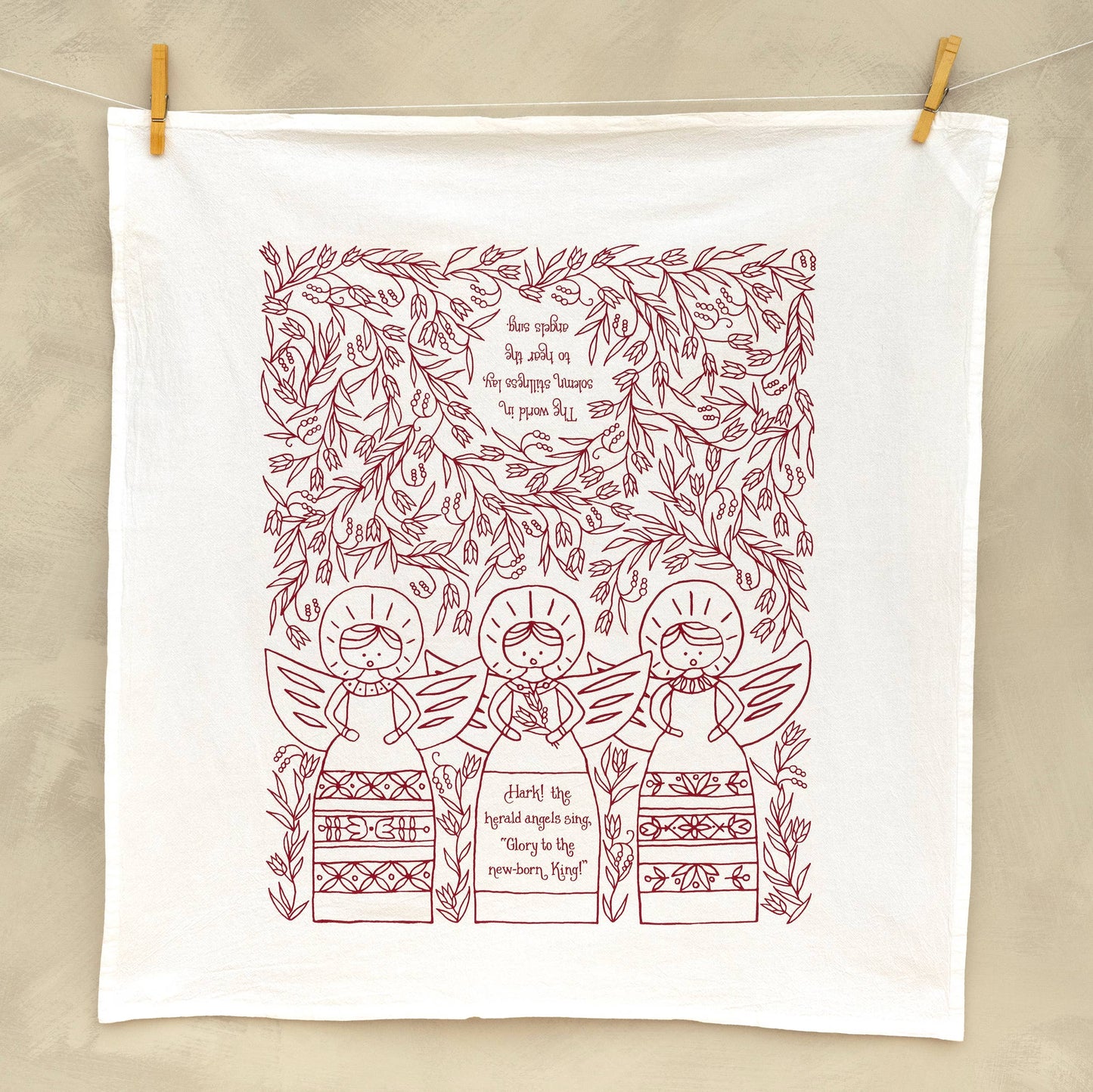 Hymn Tea Towel: Hark! The Herald Angels Sing