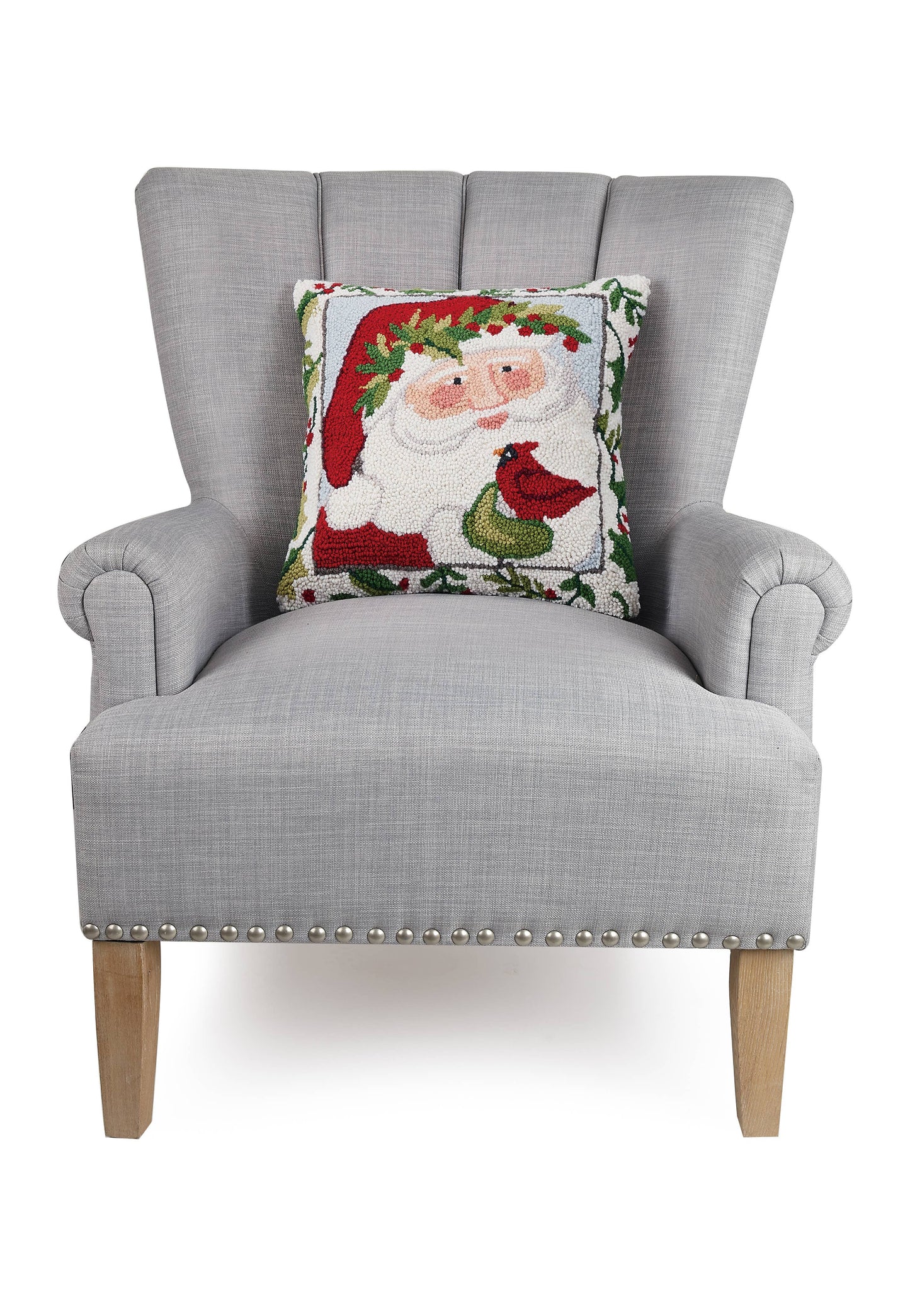 Pillow - Santa & Cardinal