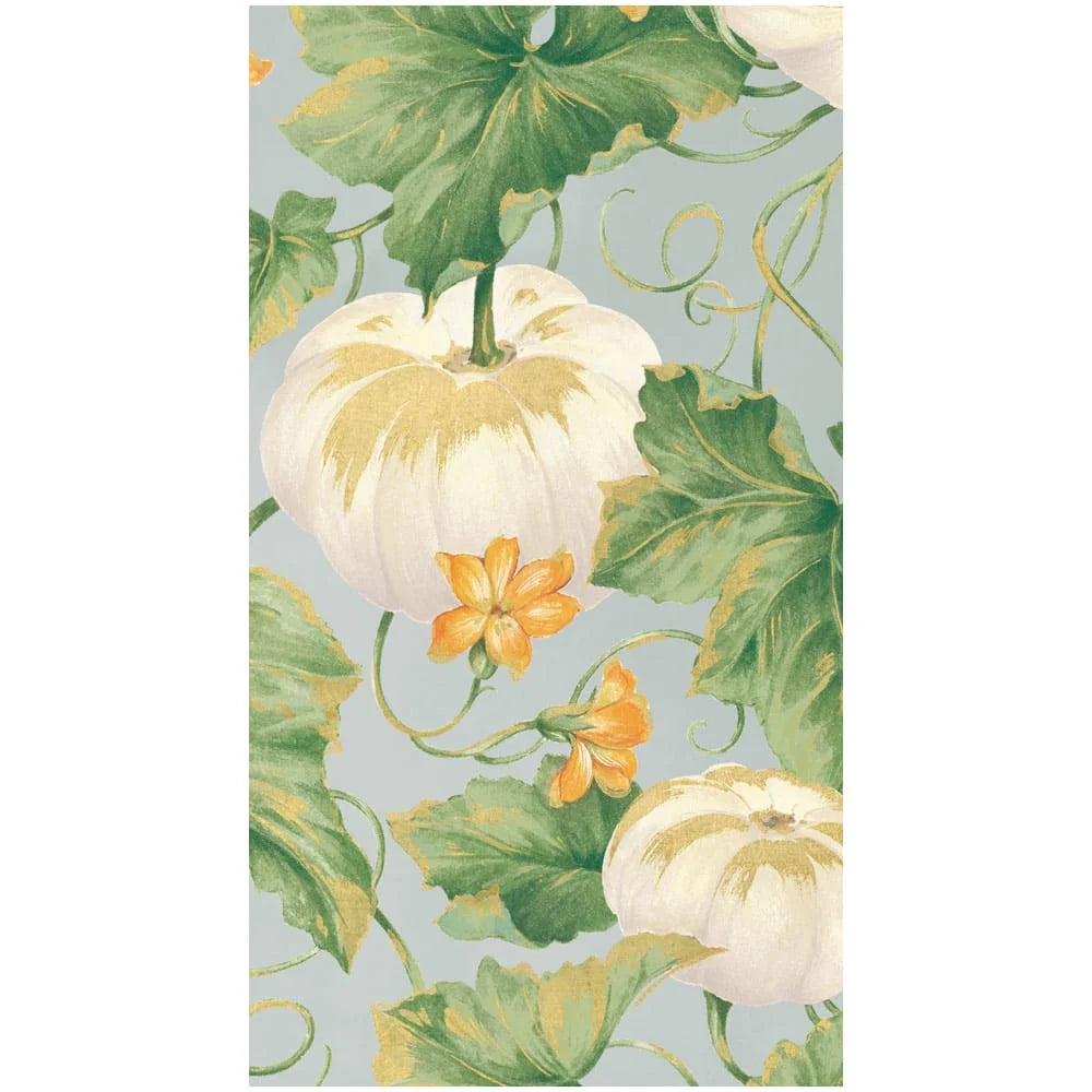 Guest Towels/Hostess Napkins - Heirloom Pumpkin (Grey)