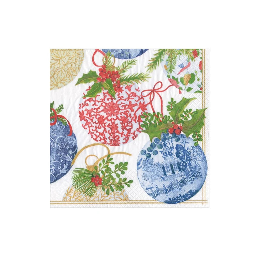 Cocktail Napkins - Porcelain Ornaments