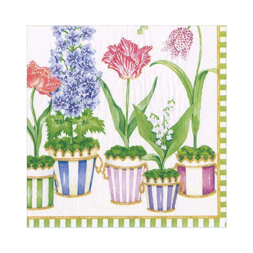 Cocktail Napkins - Window Garden