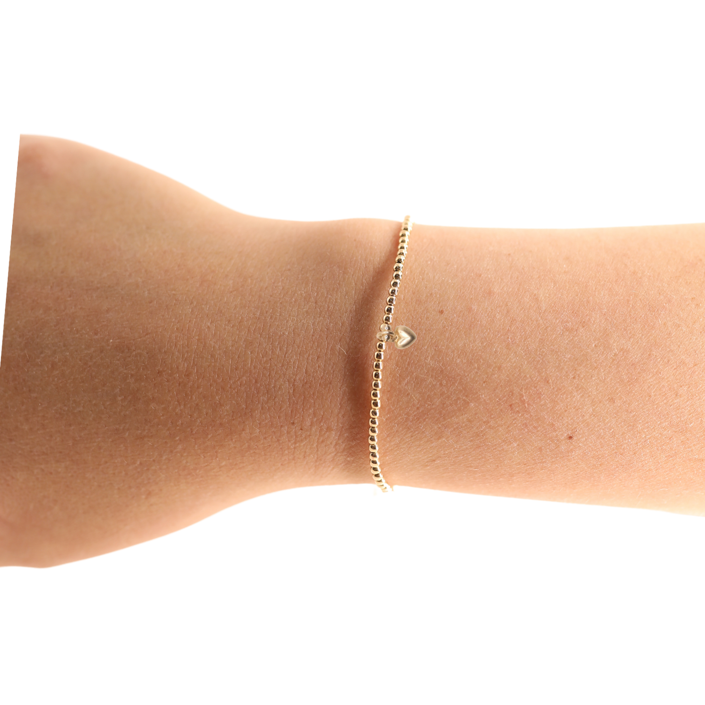 Bracelet - Gold+Charm - Heart Mini