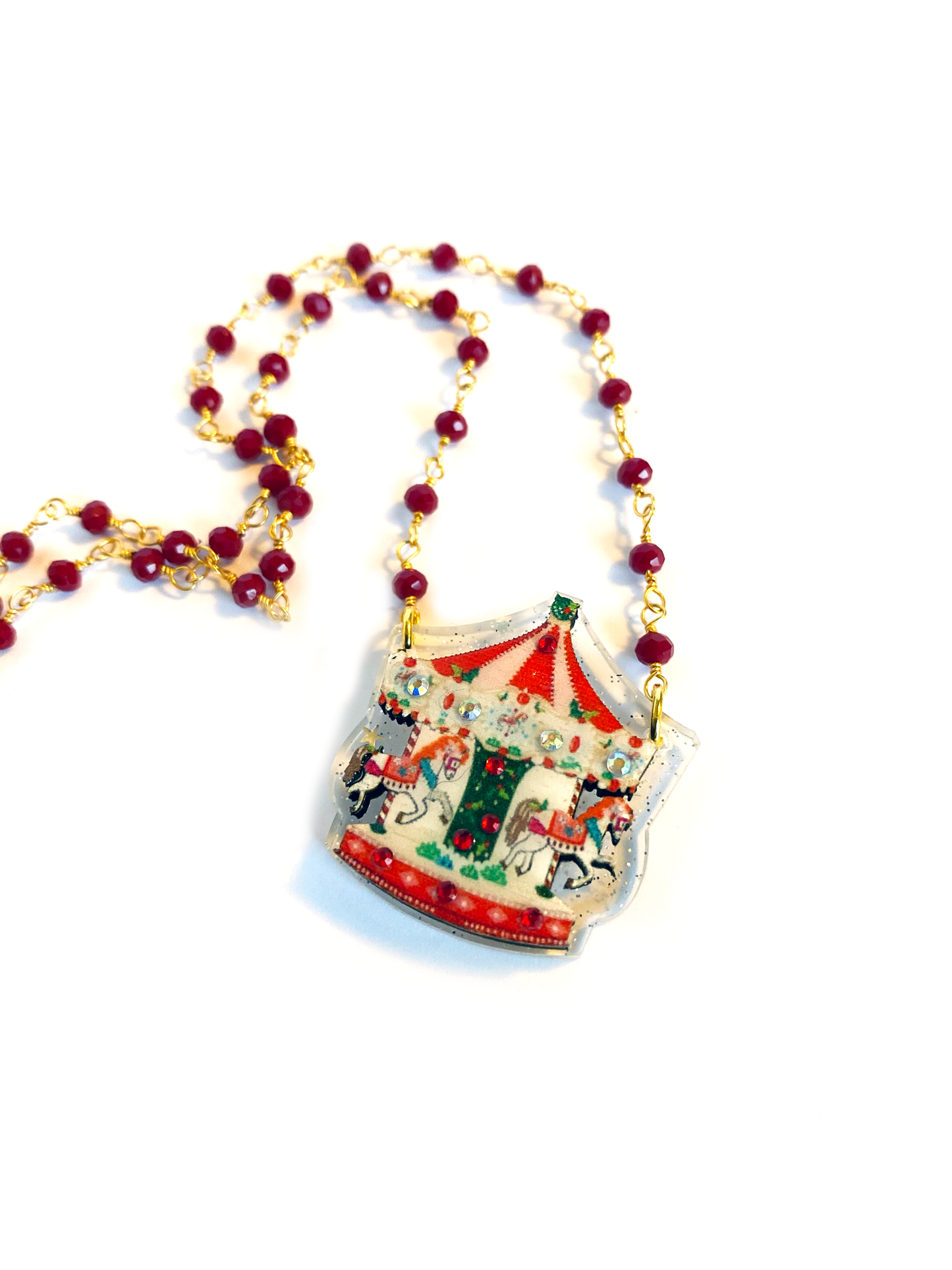 Necklace - Christmas Carousel
