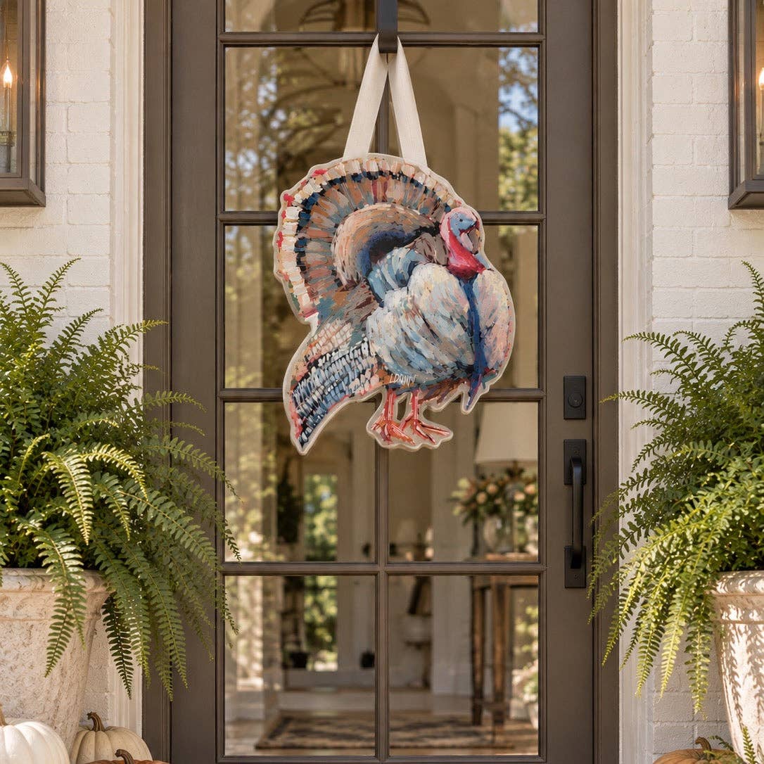 Acrylic Door Hanger - Thanksgiving Turkey