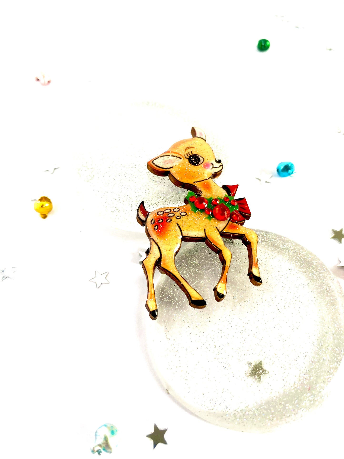 Brooch - Christmas Deer
