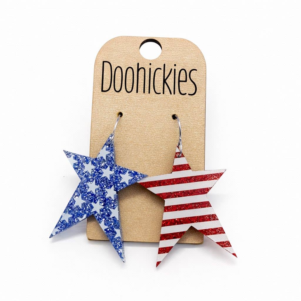 Earrings - Acrylic Stars: Savannah