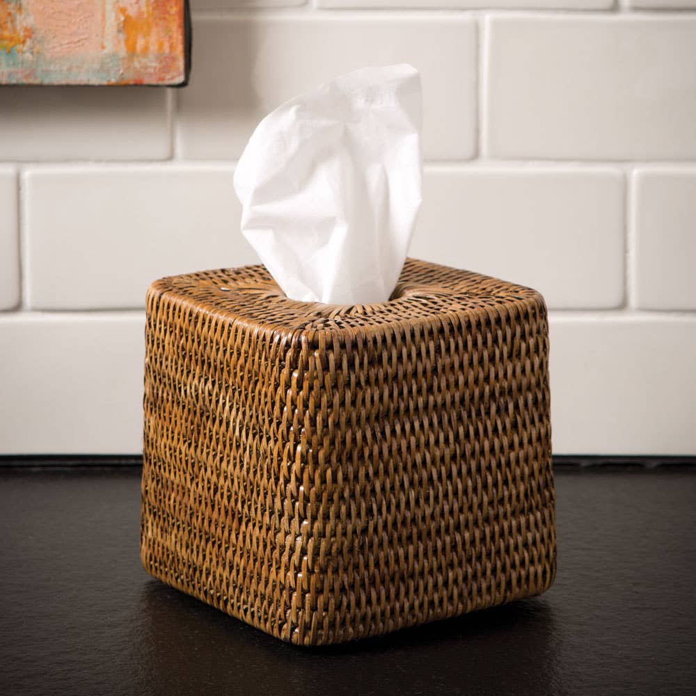 Tissue Cover - Rattan