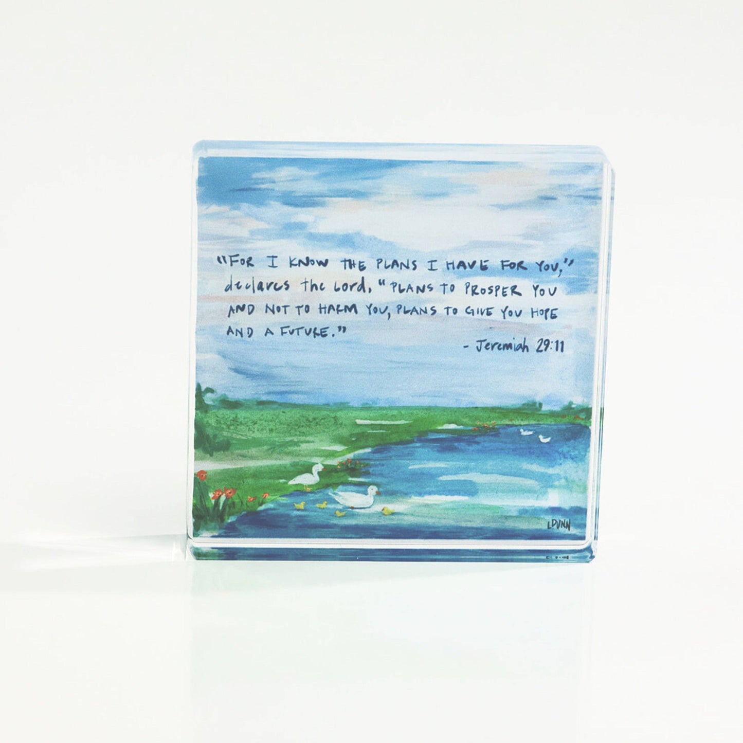 Acrylic Scripture Block: Jeremiah 29:11