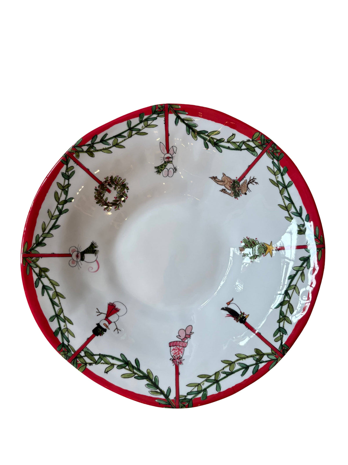 Serving Bowl - Christmas Garland