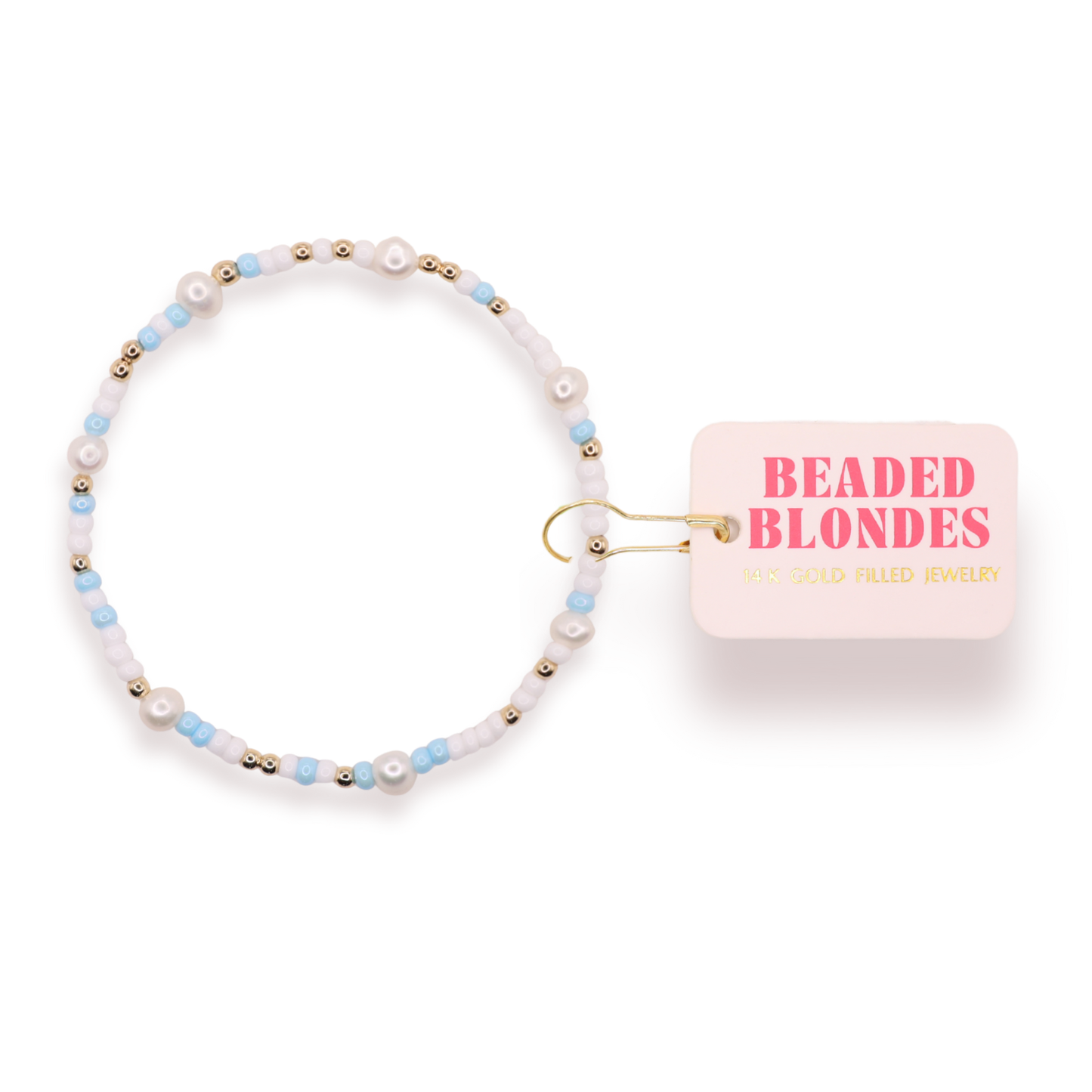 Bracelet - Sprinkle - Blue Pearl