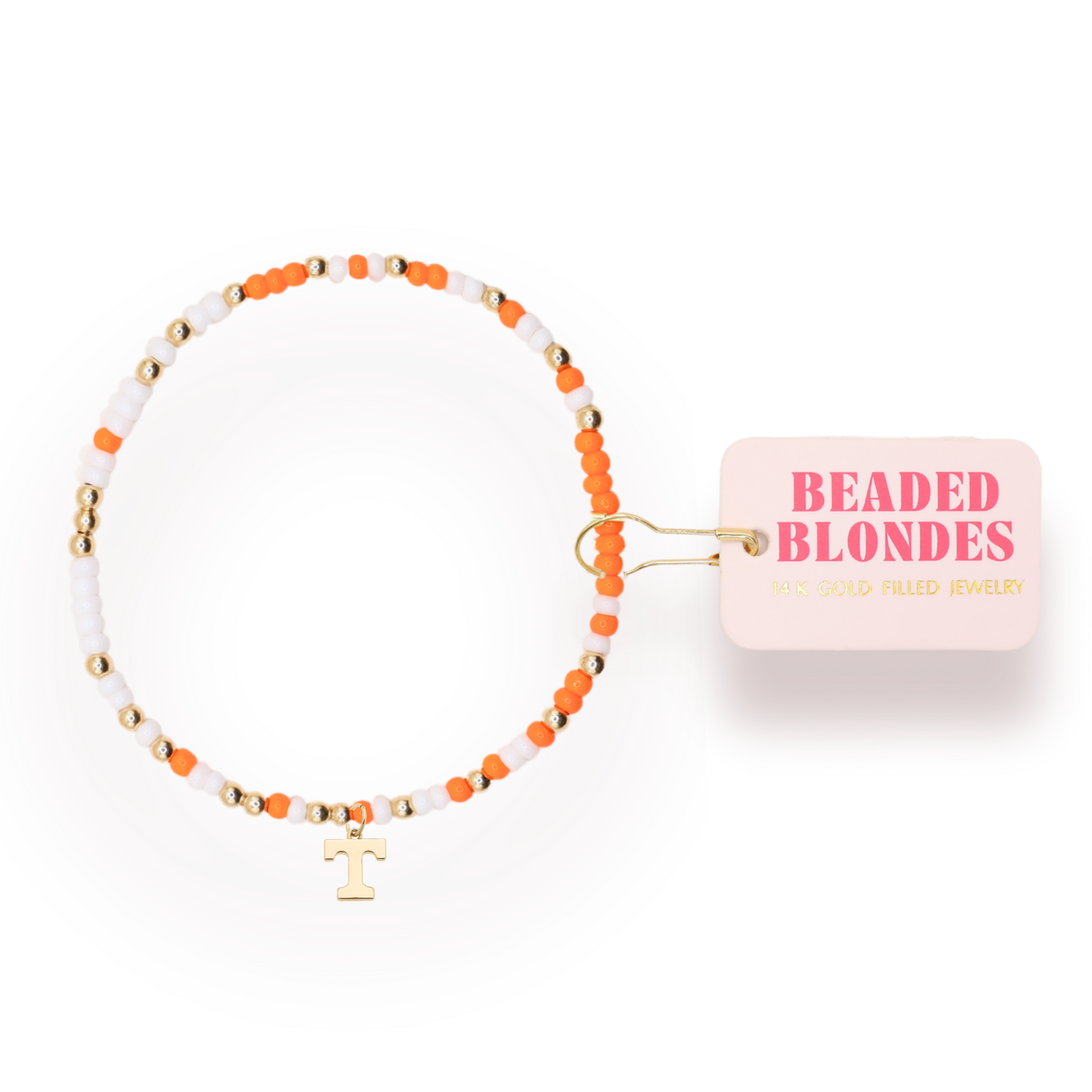 Bracelet - Collegiate+Tennessee Gold Charm