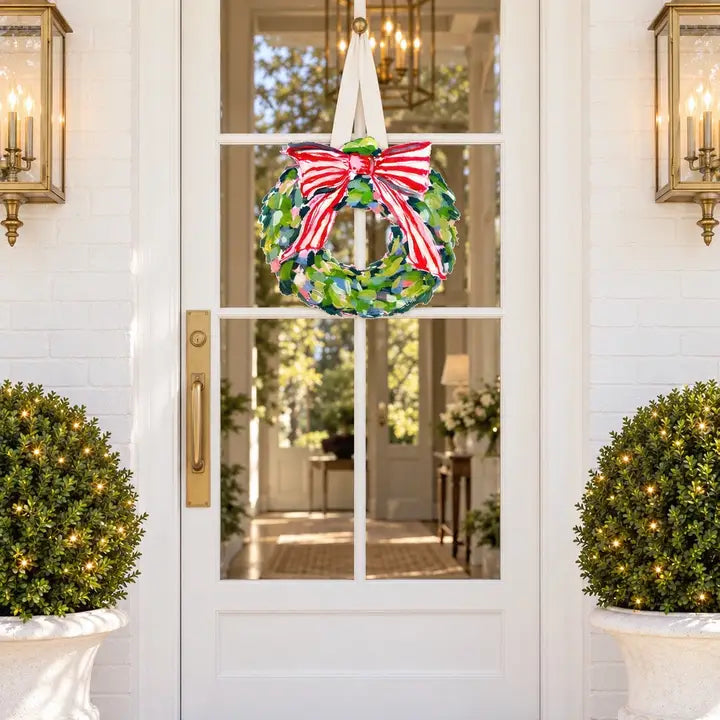 Acrylic Door Hanger - Wreath