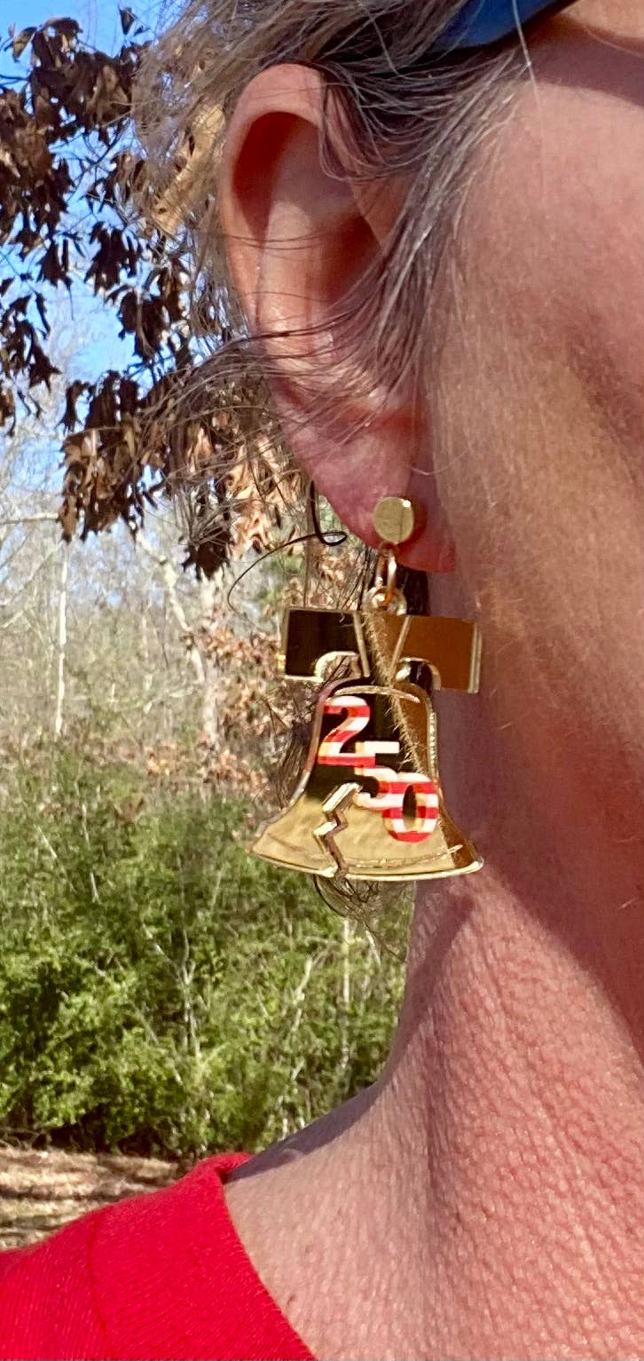 Earrings - CUSTOM Liberty Bell “250”
