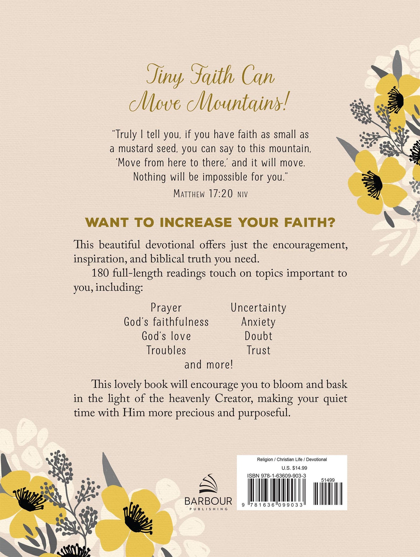 Devotional - A Mustard Seed Faith - Large Print