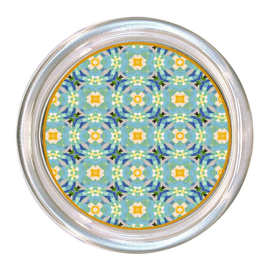 Coaster featuring the Laura Park Chelsea Blue pattern