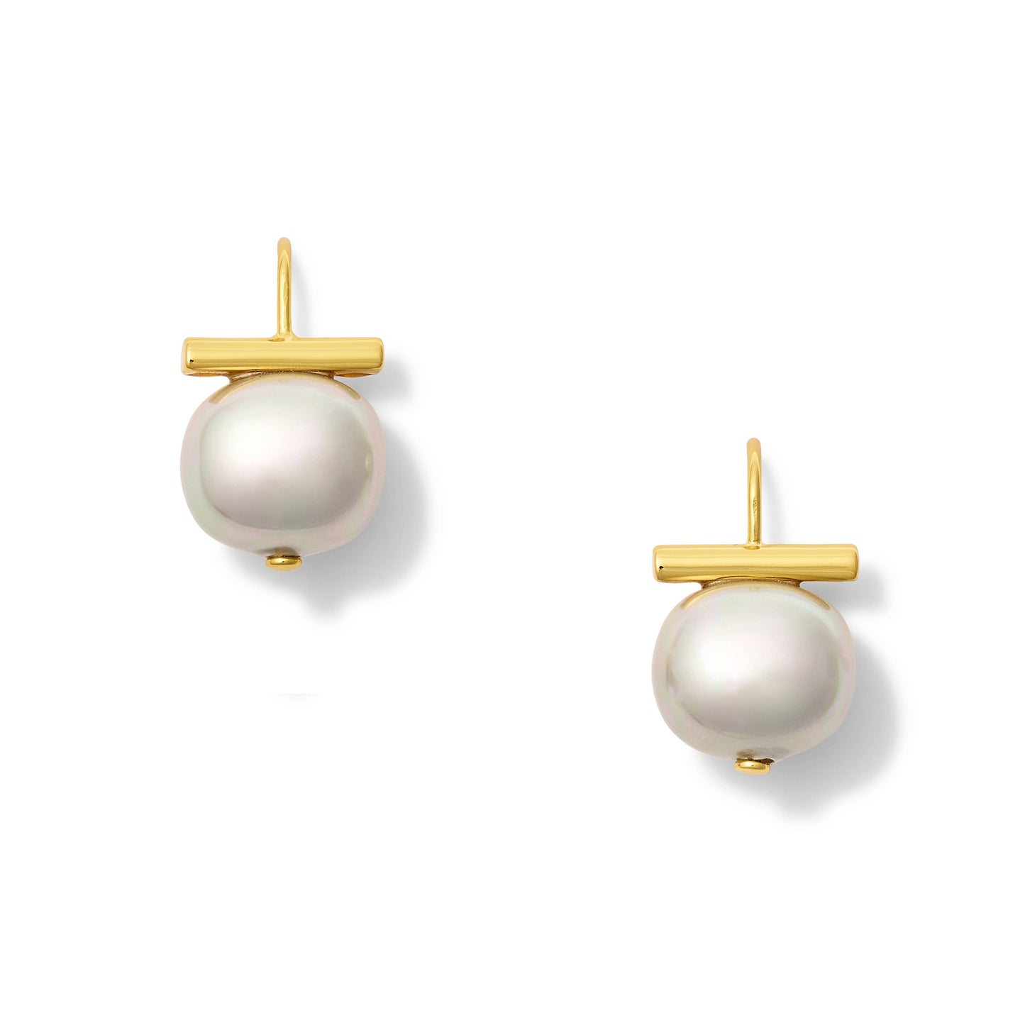 Earrings - Forever Fave Pebble Pearl - Cloud