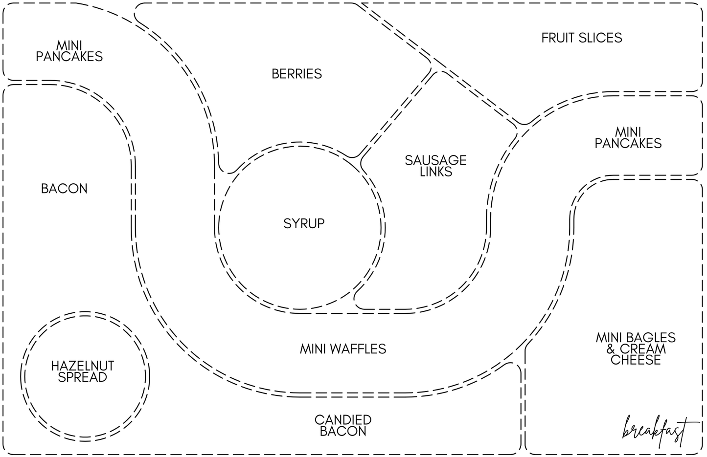 Tray Inserts - Charcuterie Maps