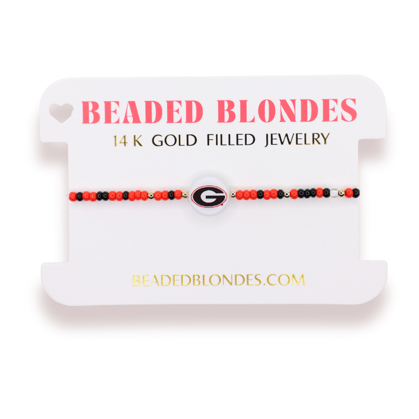 Bracelet - Collegiate+Georgia Flip Bead