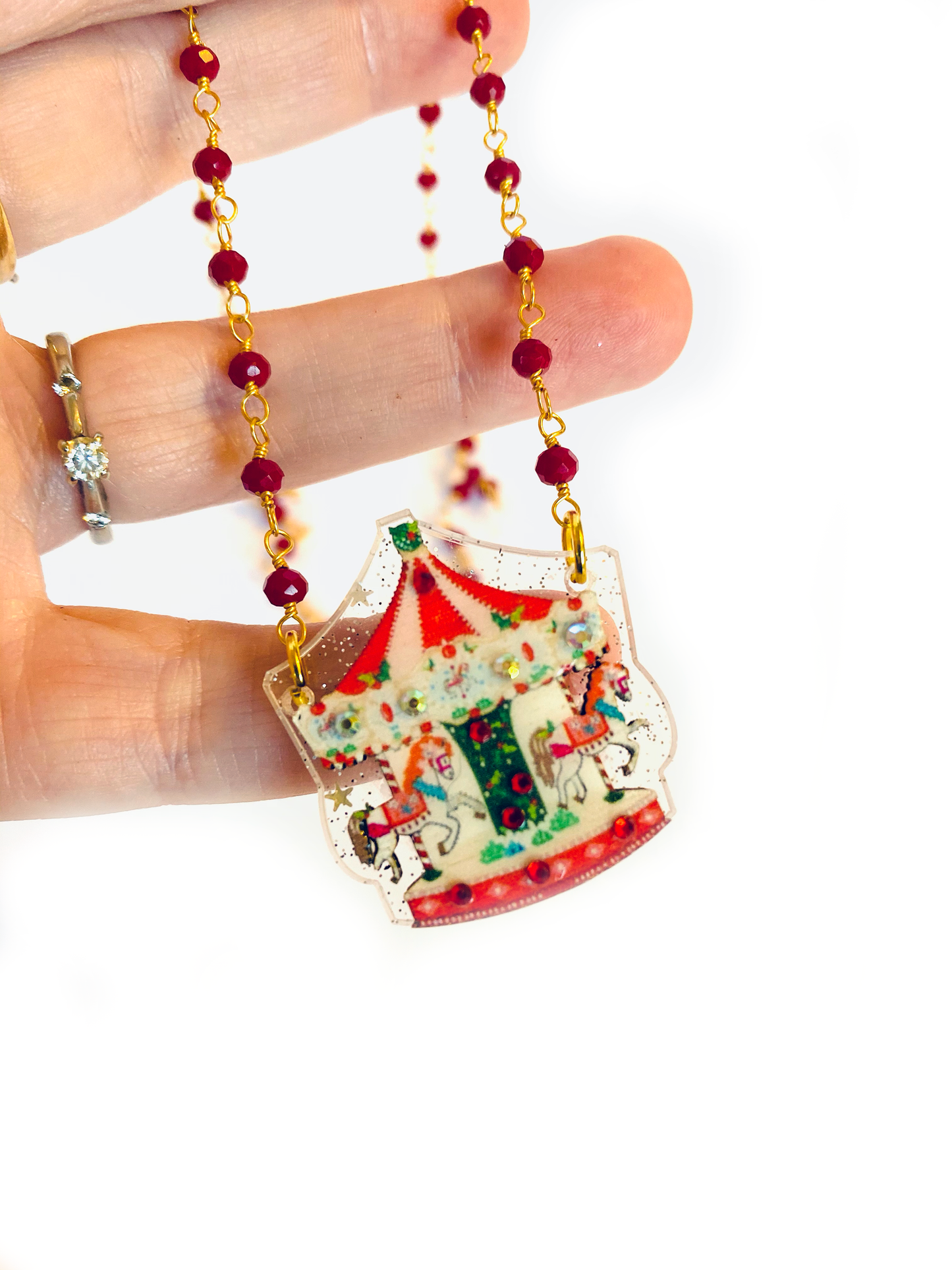 Necklace - Christmas Carousel