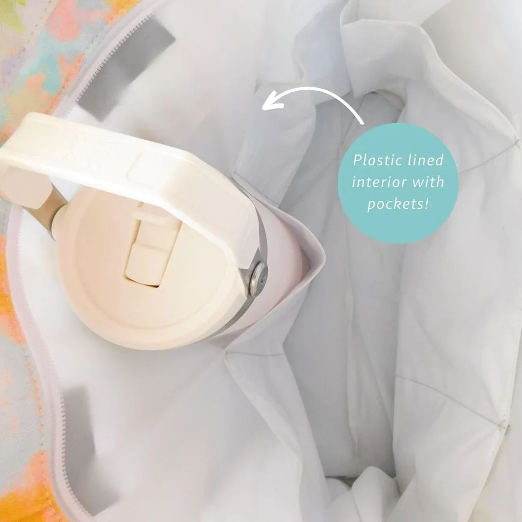 Carry-All/Baby Bag - Laura Park Designs "Chloe Blue"