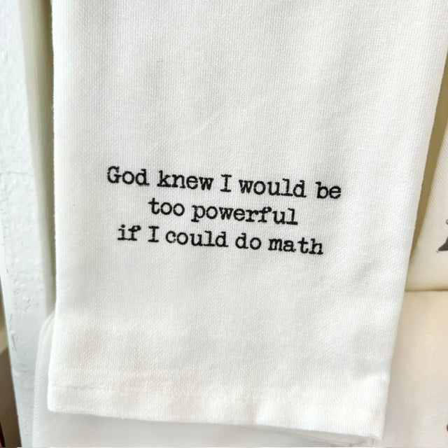 Tea Towel - Powerful Math