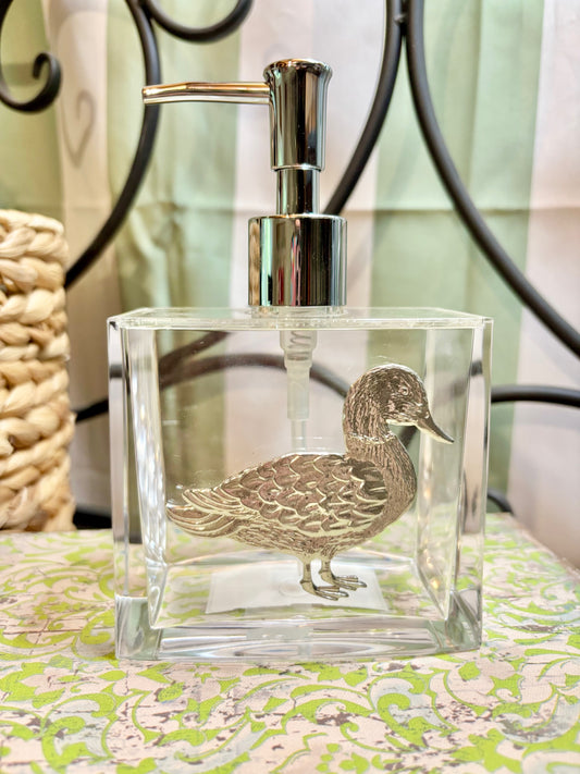 Pewter Medallion on Large Soap/Lotion / Assorted
