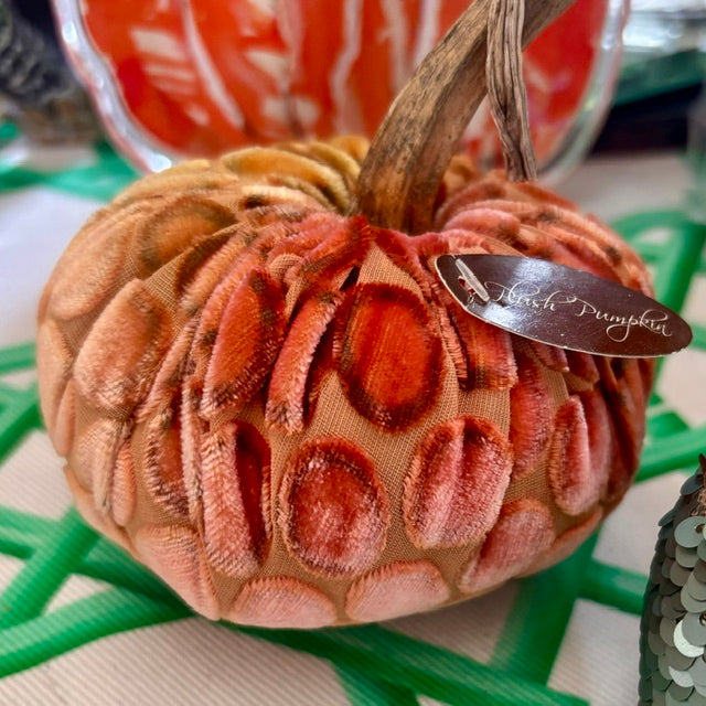 Plush Pumpkin - Kevin O'Brien Velvet - 3.5"