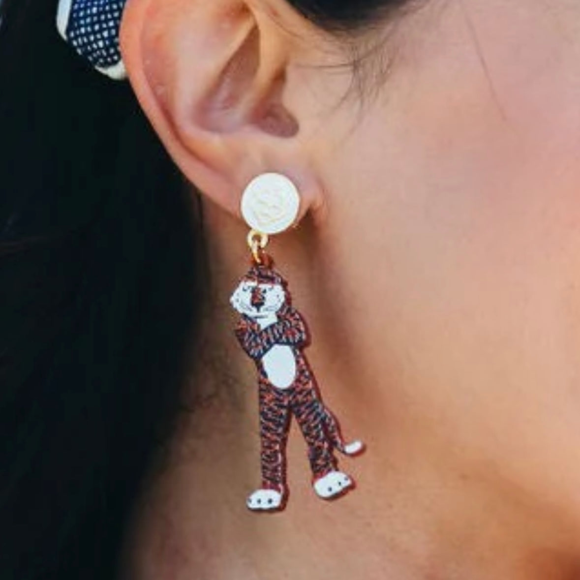 Auburn "Aubie" earrings