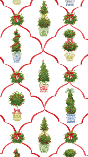 Guest Towels/Hostess Napkins - Petite Jardin de Noel