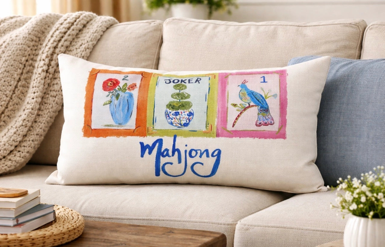 Pillow - Mahjong (word) Lumbar