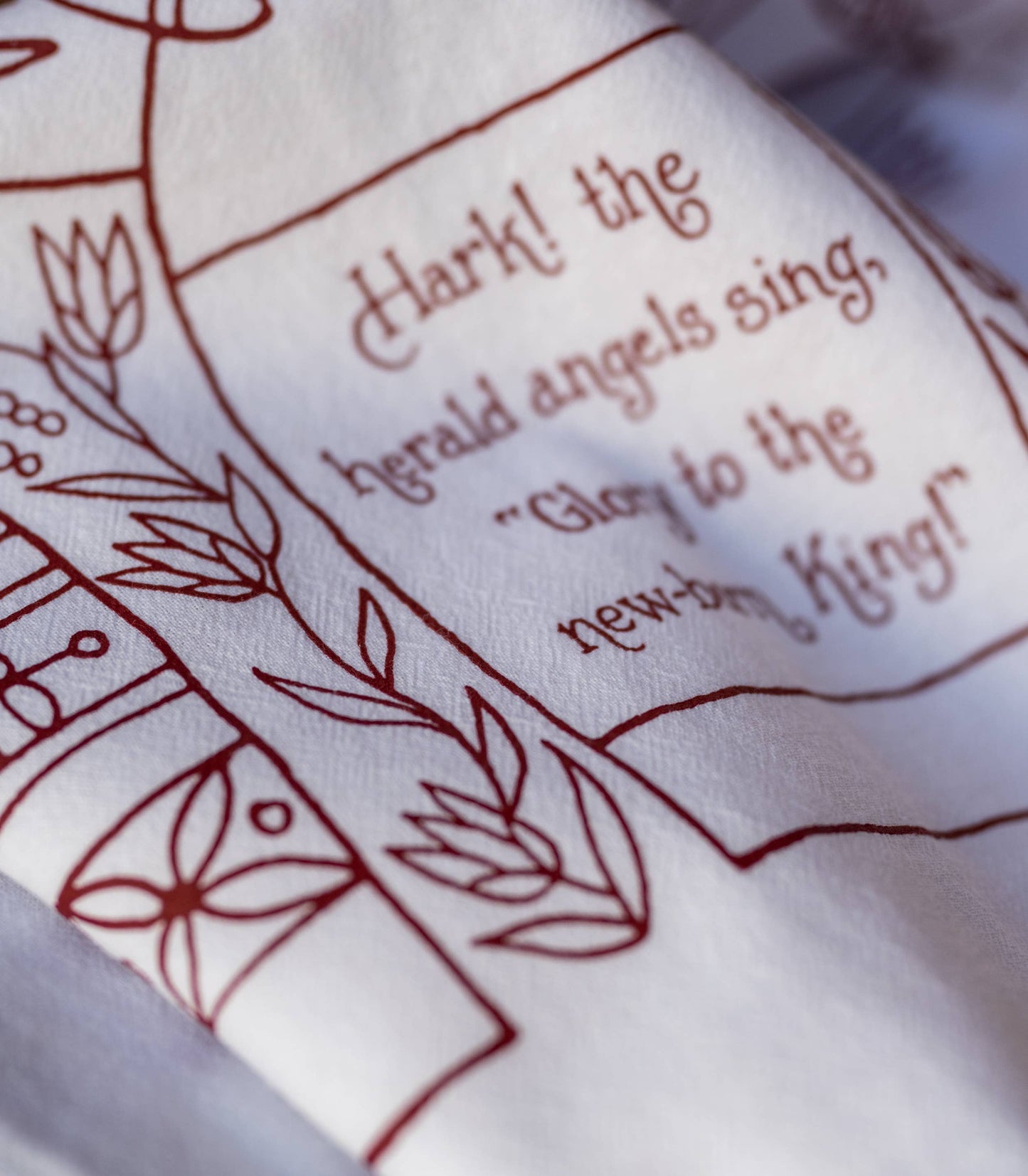 Hymn Tea Towel: Hark! The Herald Angels Sing