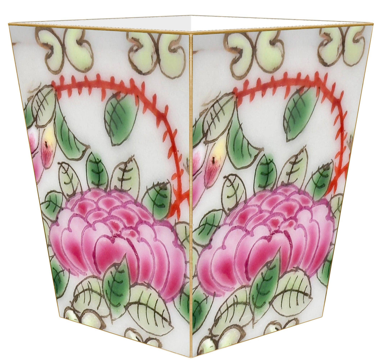 Wastebasket - Rose Canton