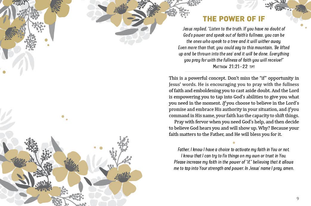 Devotional - A Mustard Seed Faith - Large Print