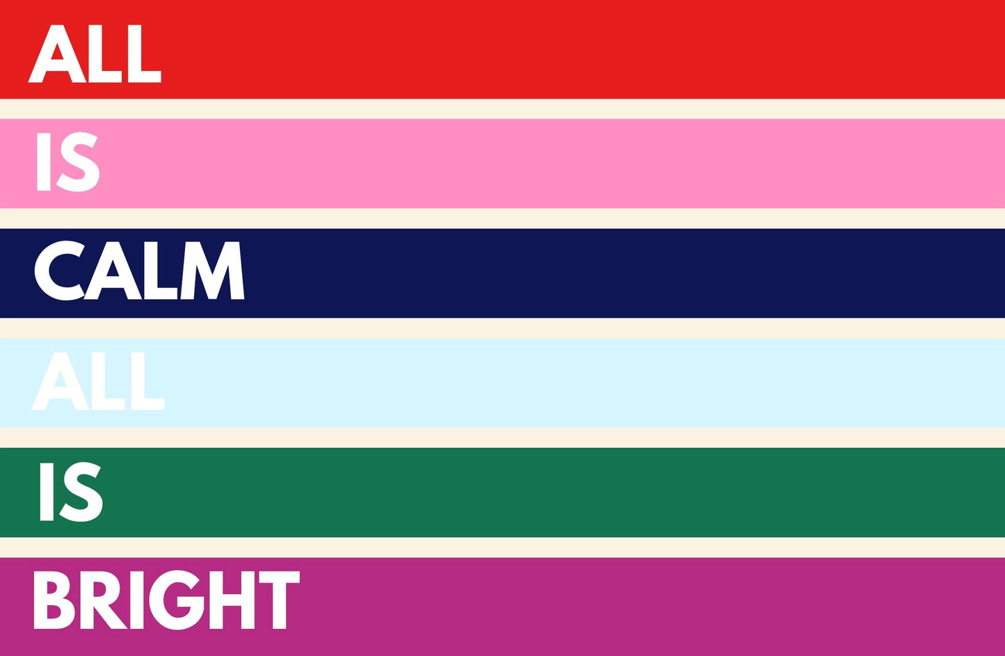 Tray Inserts - Bright Christmas