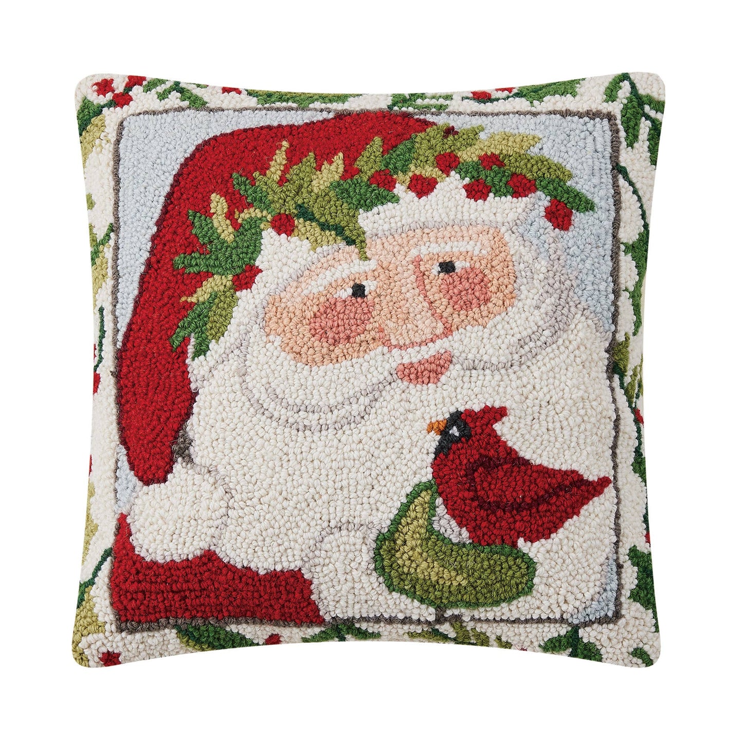 Pillow - Santa & Cardinal