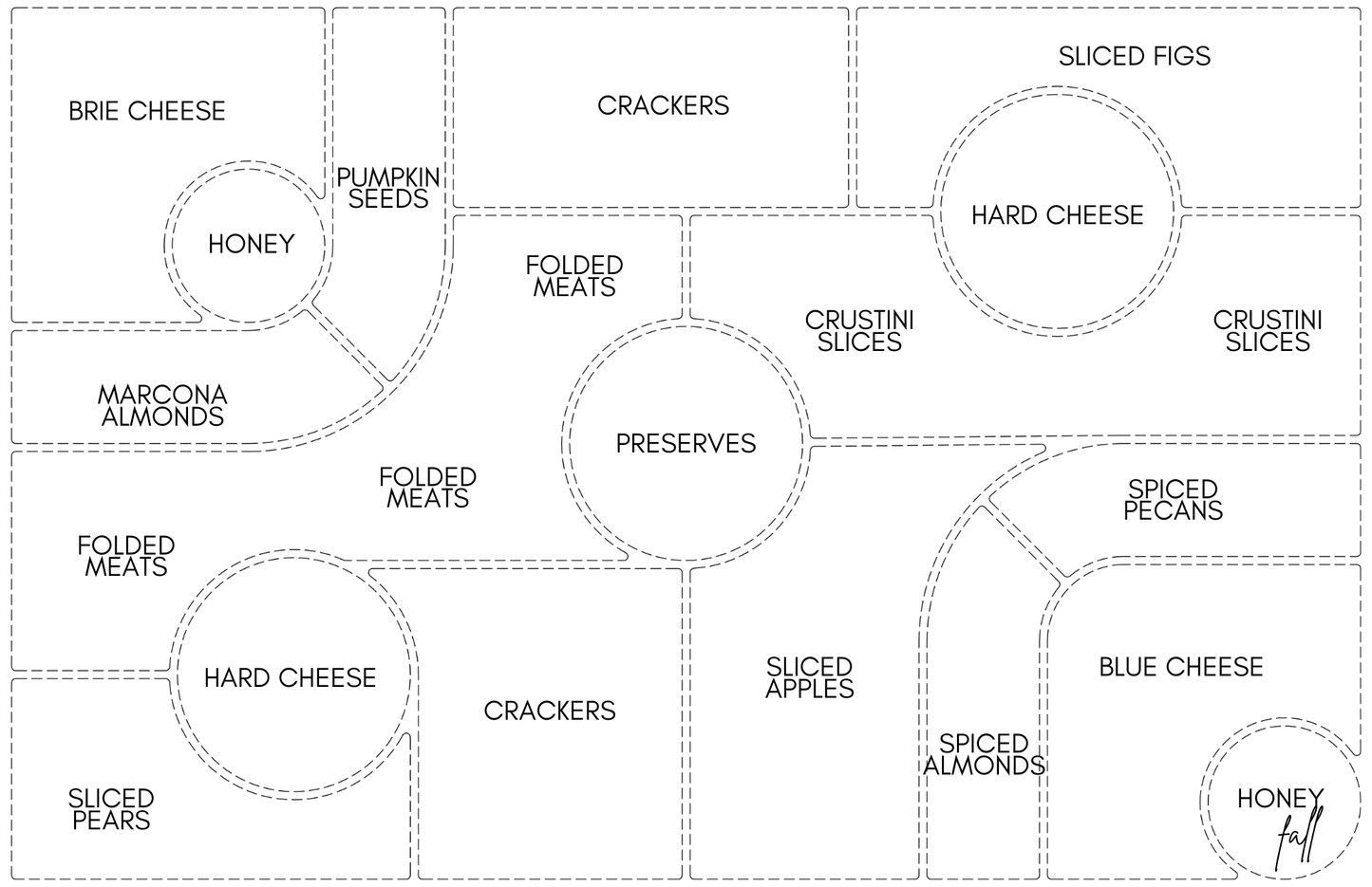 Tray Inserts - Charcuterie Maps