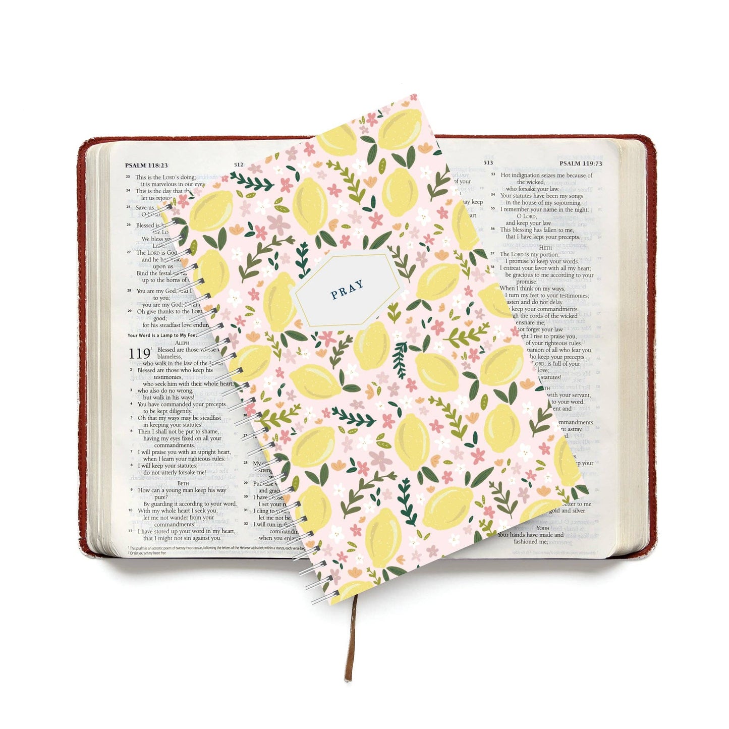 Yearly Prayer Journal, Pink Lemonade