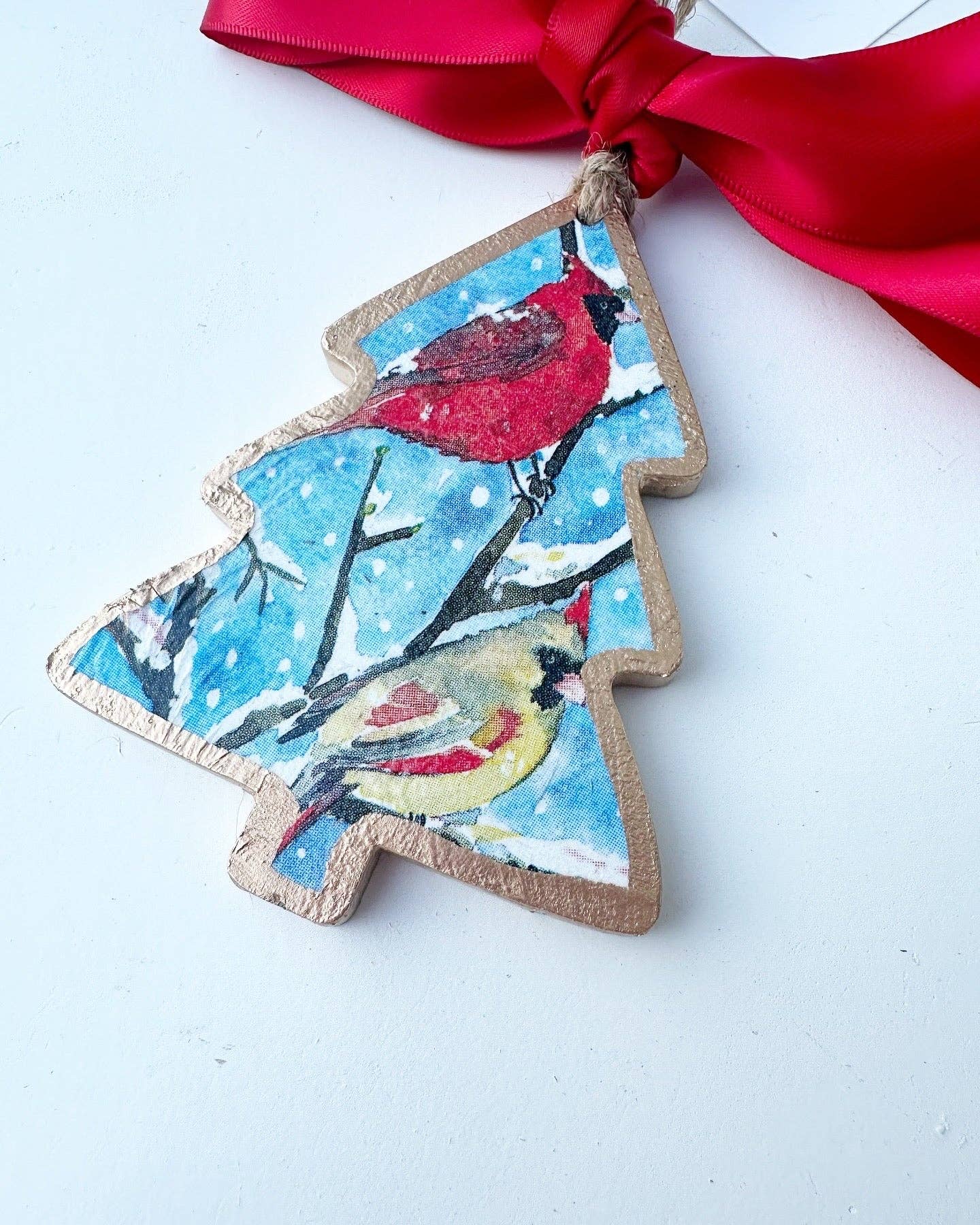 Ornament - Cardinal Pair - Tree