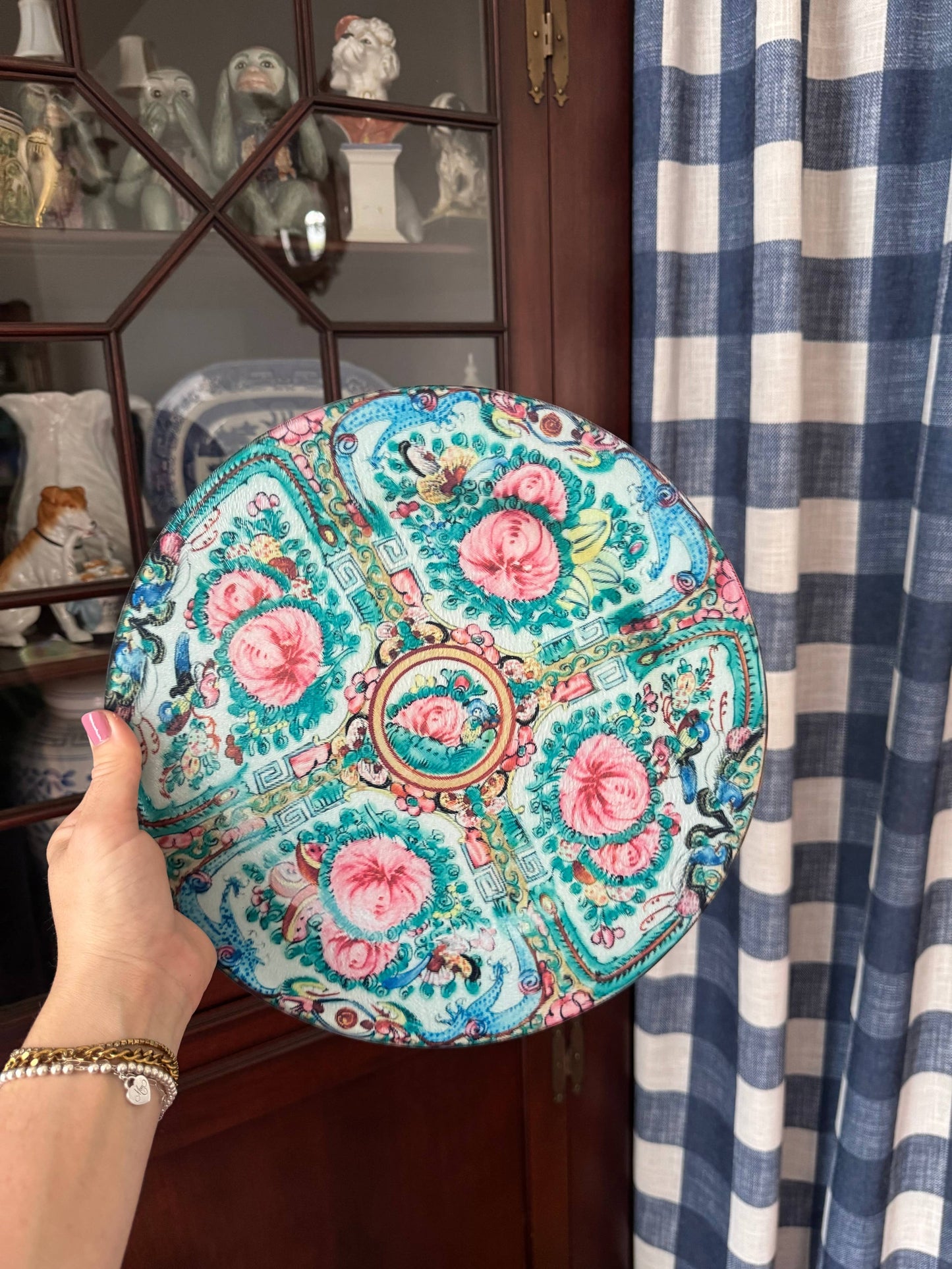 Cutting Board - Rose Canton - Grandmillennial