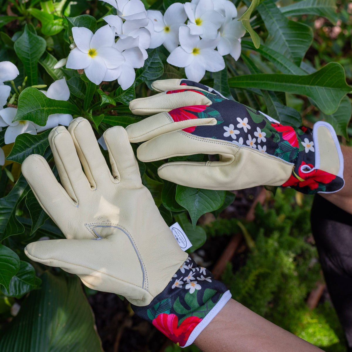 Gardening Glove - Hibiscus Leather