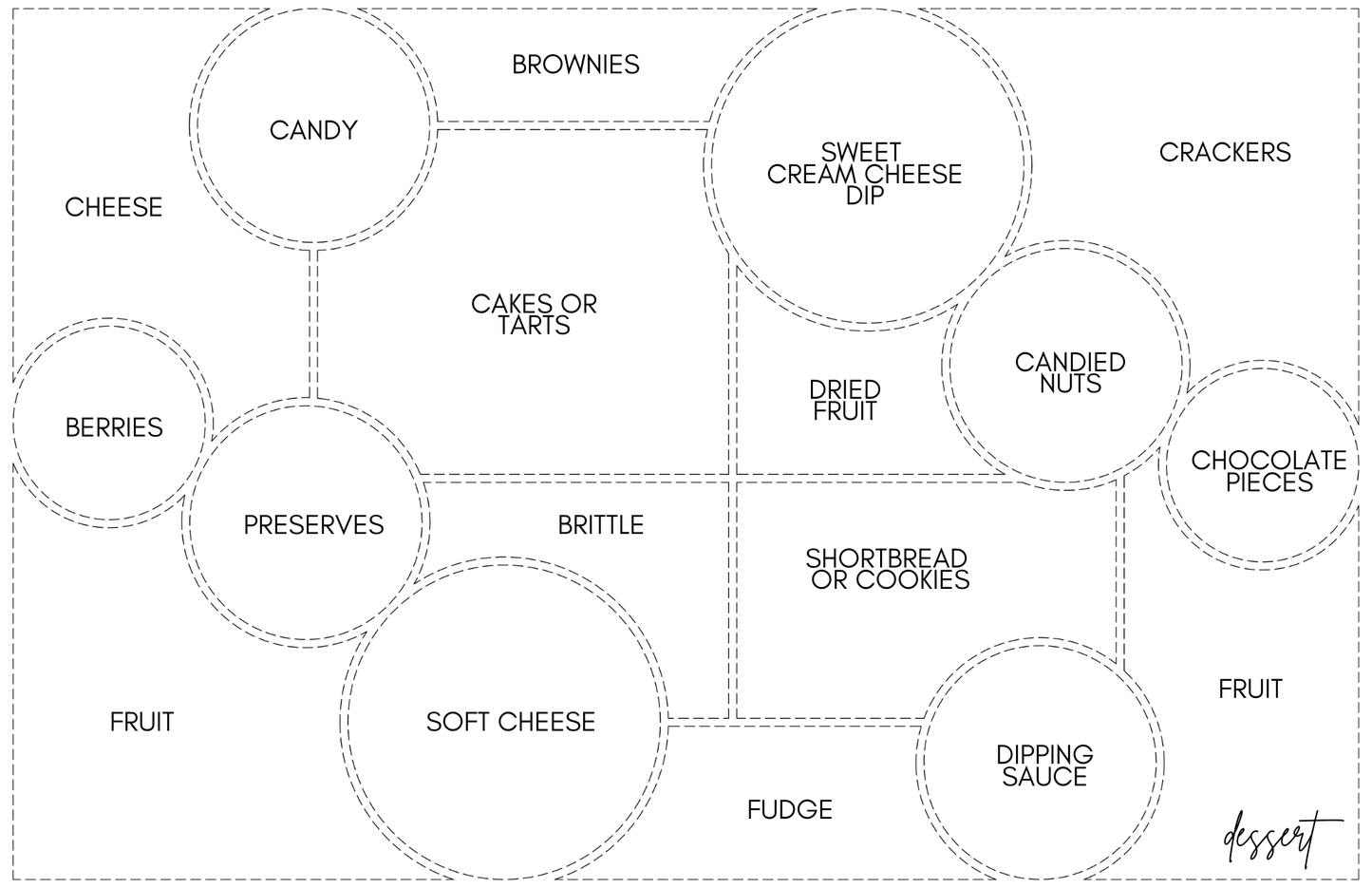 Tray Inserts - Charcuterie Maps
