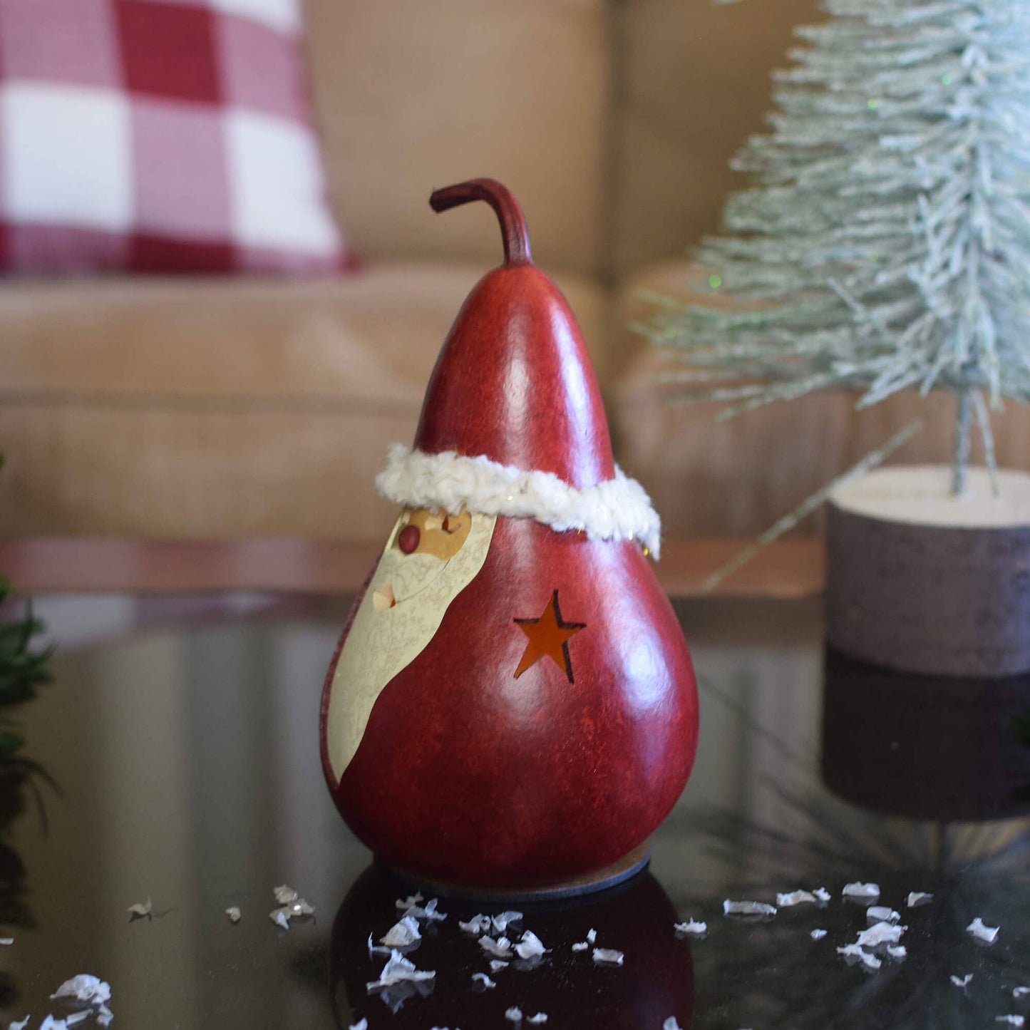 Gourd: Santa - Miniature