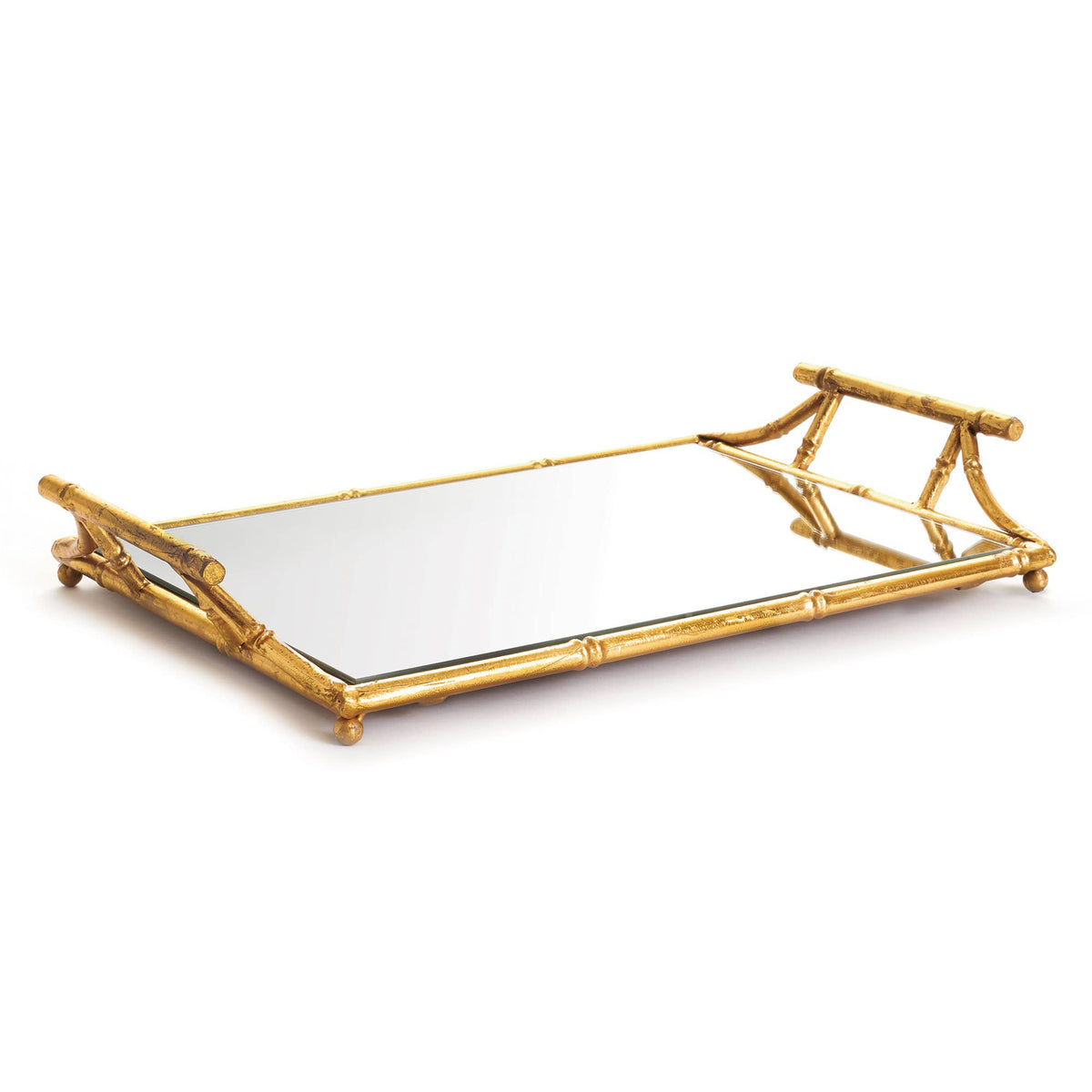 Tray - Daphne Mirrored with Handles