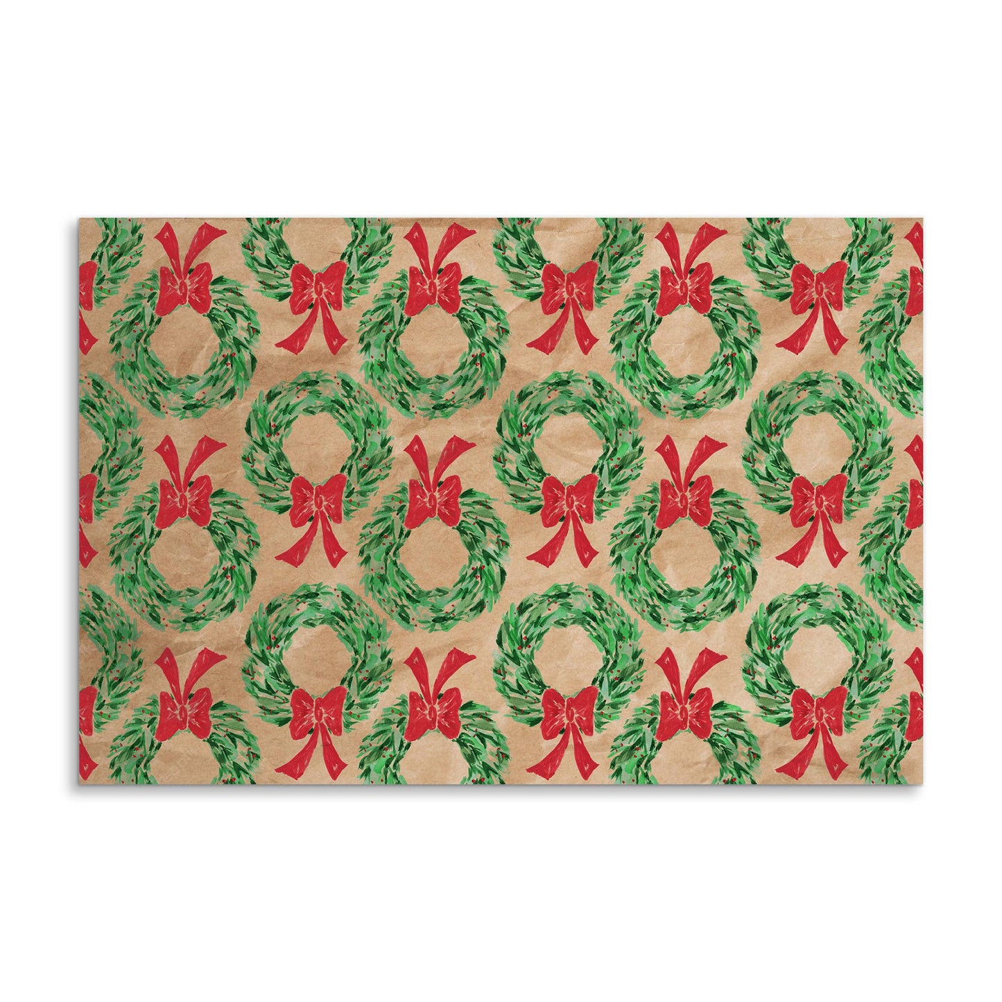 Paper Placemats - Christmas Wreaths