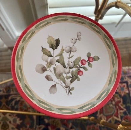 Plate - Mistletoe 6"