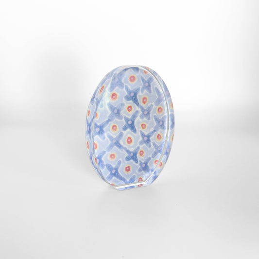 Acrylic Egg - Patchwork Pastel