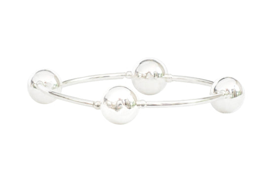 Bracelet - Blessing - 12mm Sterling Bead on Silver - Standard