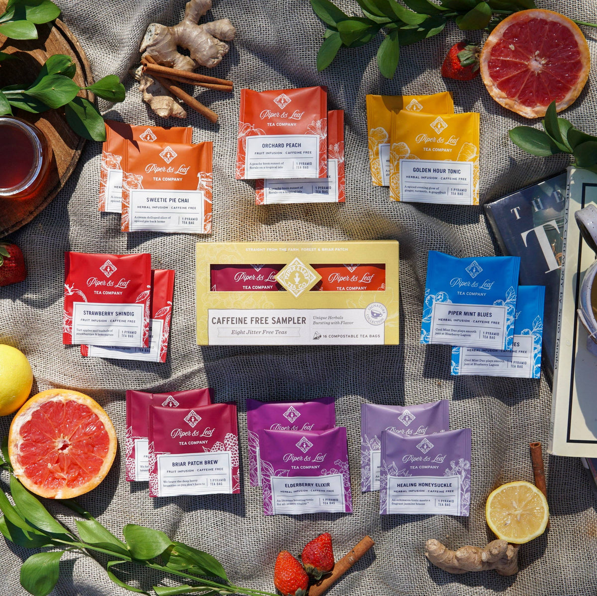 Tea - Bagged - Caffeine Free Tasting Flight