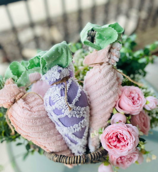 Easter Decor - Carrot - Vintage Fabrics